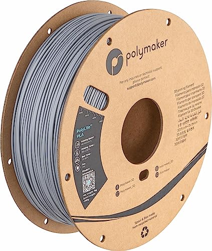 Polymaker Polylite Pla Grigio - 1.75Mm - 1Kg