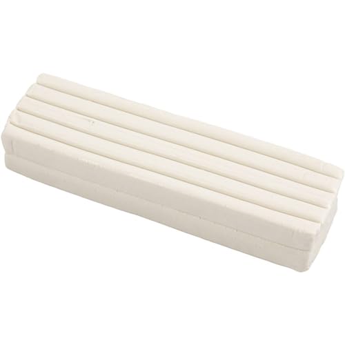 Creativ 78681 - Argilla Morbida, Dimensioni 13 X 6 X 4 Cm, Bianco, 500 G