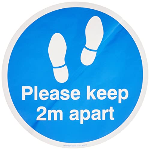 Cartello Grafico Viking Signs Please Keep 2M Apart Floor – Pavimento In Vinile