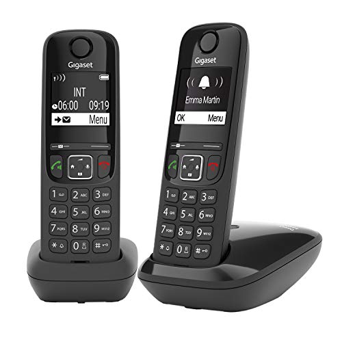 Gigaset Telefon Stacjonarny A690 Duo Czarno-Srebrny