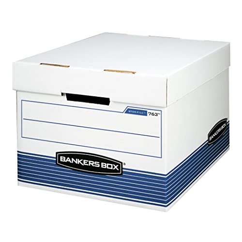 Bankers Box Stor/File Medium-Duty Storage Boxes With Lift-Off Lid, Letter/Legal, 20 Pezzi (0076315)