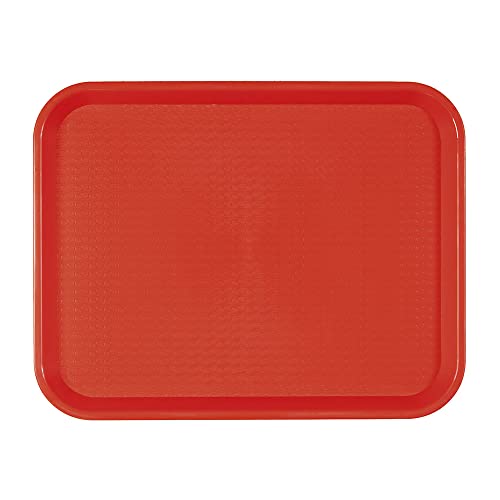 Garcia De Pou Fast Food Tray, In Polipropilene, Rosso, 30.4 X 41.4 X 30 Cm