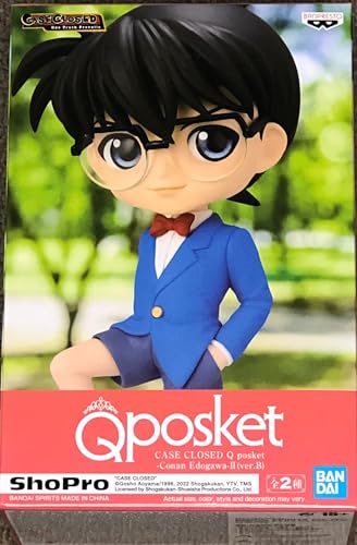 Banpresto Figura Edogawa Detective Conan Q Posket Ver.B 13Cm