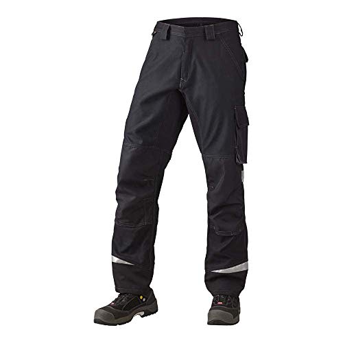 J.A.K. 160151080 Serie 1601 65% Poliestere/35% Cotone, Nero/Grigio, 46 R (32/32)