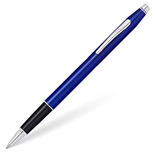 A. T. Cross Roller Ball Classic Century Traslucido Vernice Blu In Confezione Regalo