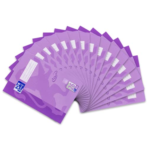 Oxford 400086469 Quaderno "Touch" Tipo 26 - A Quadretti Con Bordo Flieder, 15 Pezzi