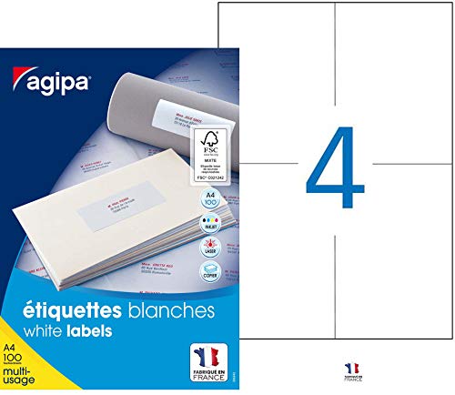 Agipa White Multipurpose 100 A4 105 X 148,5