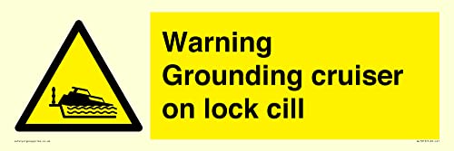 Segnale Di Avvertimento Grounding Cruiser On Lock Cill – 450 X 150 Mm – L41