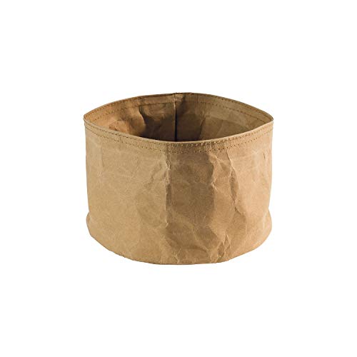 Aps Sacchetto Per Il Pane, Cestino Per Il Pane, Contenitore Per Il Pane, Rotondo, Fibra Naturale, Resina Sintetica, 17 X 17 Cm, Altezza 11 Cm, Beige
