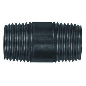 Nipplo Tubo Doppio, 23, Ag/Ag, Acciaio Nero, R 1/4, Lunghezza 80,0 Mm, Pressione Di Lavoro Max. 50 Bar, Din En 10241