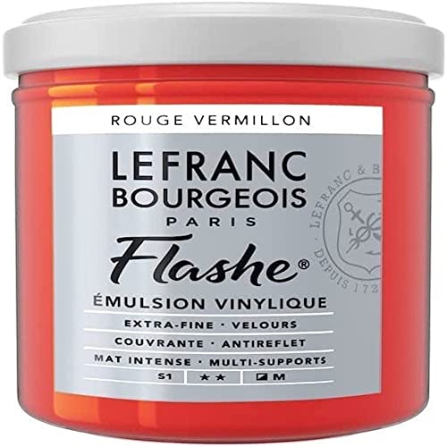 Lefranc & Bourgeois – Vinile Acrilico Colore, Extra Fine In Vinile Colore Per Artisti, Vermiglio, 125Ml Tube - Vinylfarbe