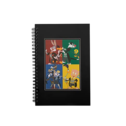 Cinereplicas - Carnet À Spirales Looney Tunes À Poudlard 120 Pages 14,5 X 21Cm - Licence Officielle