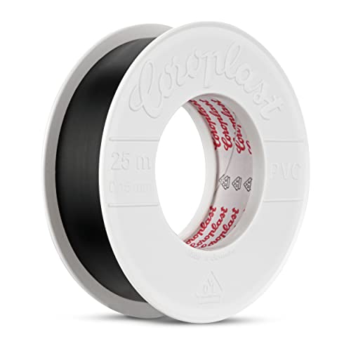 Rev Ritter 0518216777 - Nastro Isolante, 0,15 Mm X 25 Mm X 25 M, Colore: Nero