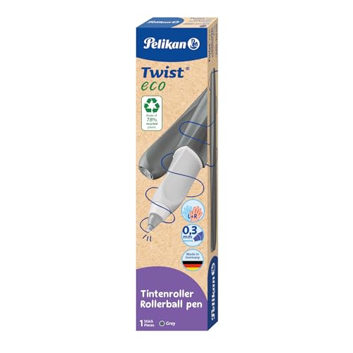 Pelikan Twist® Eco - Penna Roller Per Destrimani E Mancini, Colore: Grigio