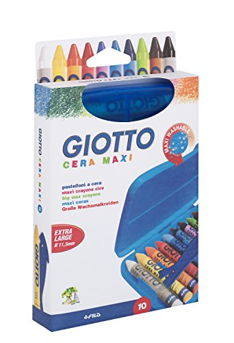 Giotto 2911 00 Pastelli A Cera In Scatola Di Immagazzinaggio Set Di Pittura