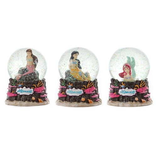 Mermaid - Mermaids Snow Globe 3-Ass Non Applica Giocattoli, Multicolore (35363Z)