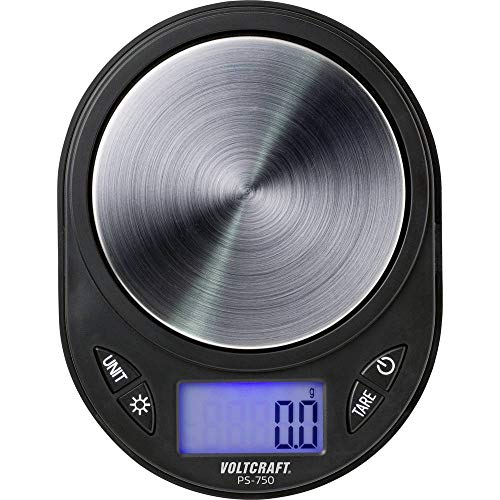Voltcraft Ps-750 Bilancia Di Precisione Portata Max. 750 G Risoluzione 0.1 G A Batteria Nero