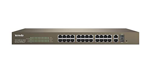 Tenda Tef1226P-24-440W Network Switch Managed L2 Fast Ethernet (10/100) Power Over Ethernet (Poe) Grey