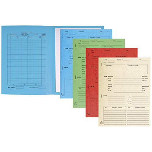 Exacompta 445118E Cartella Legale, 25X32 Cm, Multicolore
