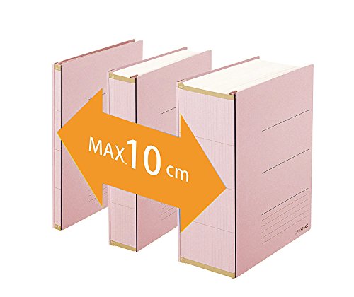 Plus Japan Zero Max Cartella Salvaspazio Larghezza Extra A4 Rosa, Estendibile Fino A 10 Cm, Per 800 Fogli