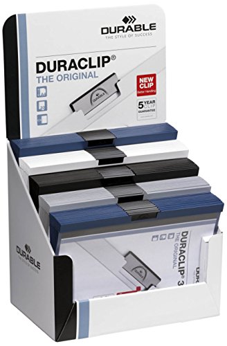 Durable Thekendisplay Klemm Raccoglitore Vh Duraclip Bianco