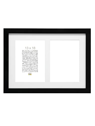 Deknudt Frames S66Ka2 13 X 18 Cornice Nero Di Legno