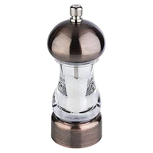 Aps 40552 Macina Sale Copper - Macina Spezie In Look Rame, Meccanismo Di Macinazione In Acciaio Al Carbonio, Grado Di Macinazione Regolabile In Contin