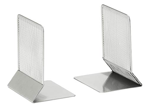 Osco Mbe 1 Mesh Bookends - Silver (Pack Of 2)