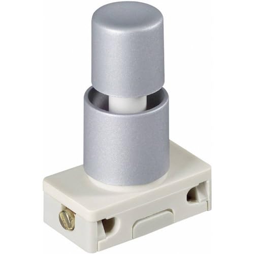 Interbär 3030-611.81 - Interruttore A Pressione 250 V/Ac 2 A, 1 X On/Off Ad Aggancio 1 Pz
