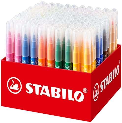 Pennarello, Stabilo Power Max, Punta Xl, School Box Da 140, 18 Colori Assortiti