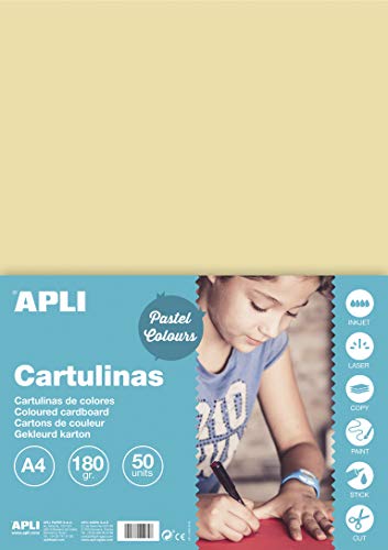 Cartoncino 180 G A4 50H Cadhesivo Removiblea