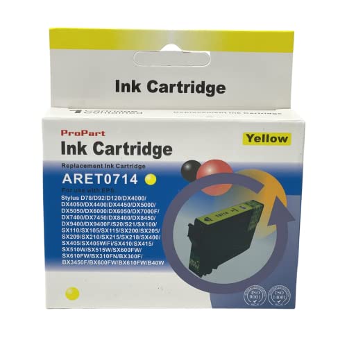 Yellow 12Ml Compa Epson Stylus D78/D92/Dx4000/Sx218/Sx610