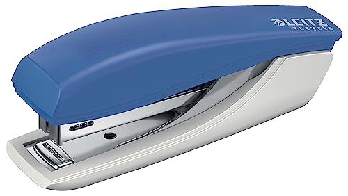 Leitz Nexxt Recycle Mini Cucitrice Compatta E Tascabile In Acciaio E Plastica Riciclata, Riciclabile Al 100%, Cuce Fino A 10 Fogli, Levapunti Integrat