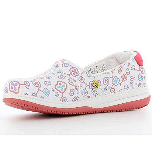 Oxypas Scarpe Di Sicurezza Da Donna Suzy - Scarpa Da Lavoro Leggera E Confortevole, Ideale Per Infermieri, Cucina O Interni, Antiscivolo E Ammortizzan