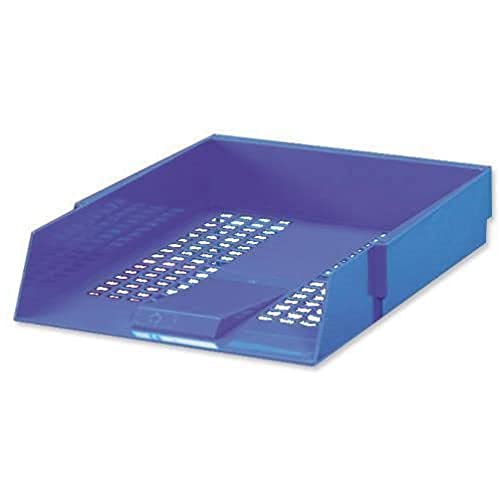 5 Star Letter Tray High-Impact Polystyrene Foolscap Blue Ref Cp0435Sblu