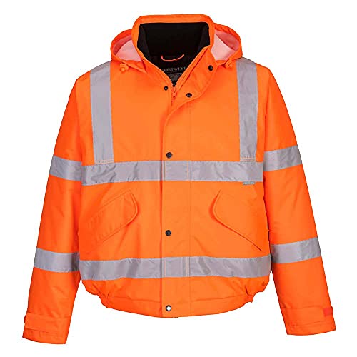 Portwest S463 Bomber Alta Visibilità, Arancione, 4Xl
