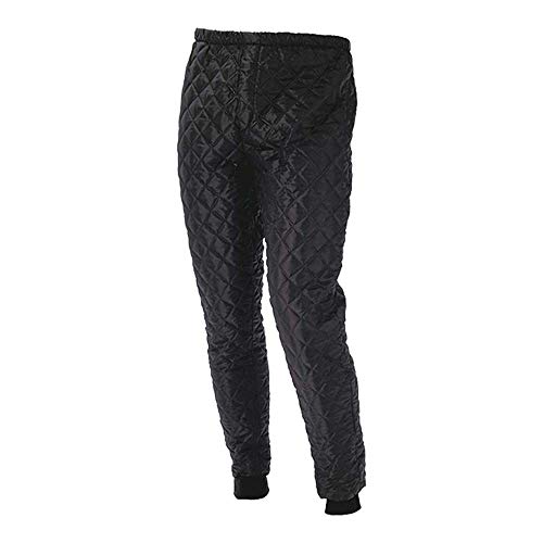 J.A.K. 0112615 Serie 6101 - Pantaloni Termici 100% Poliestere, Taglia Xxl, Colore: Nero