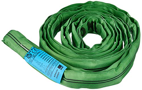 Braun 20061Rs - Cinghia Di Recupero Con Anima In Poliestere, 2000 Kg, 6 M, Lunghezza Utile Continua, Con Anima In Poliestere, Colore: Verde