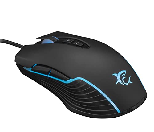 White Shark 539368 Mouse Gaming 6400 Dpi Gm-5003 Azarah Rgb Nero Nero