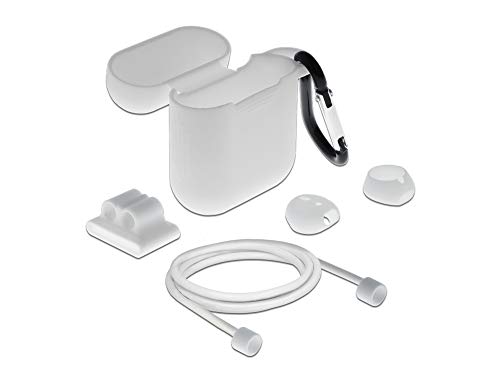 Delock Set Di Accessori Per Apple Airpods Bianco