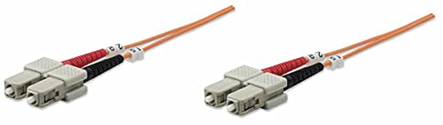 Intellinet 1M Sc/Sc Cable De Fibra Optica Om1 Naranja