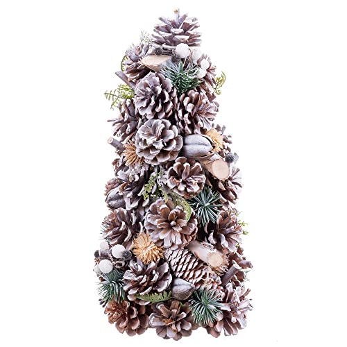 Lolahome Albero Di Natale Conico Di Ananas Naturali Ø 18X30 Cm