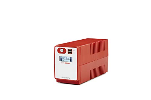 Salicru Sps 500 Soho+ A Linea Interattiva 500Va 2Presa(E) Ac Torre Rosso, Bianco Gruppo Di Continuità (Ups)