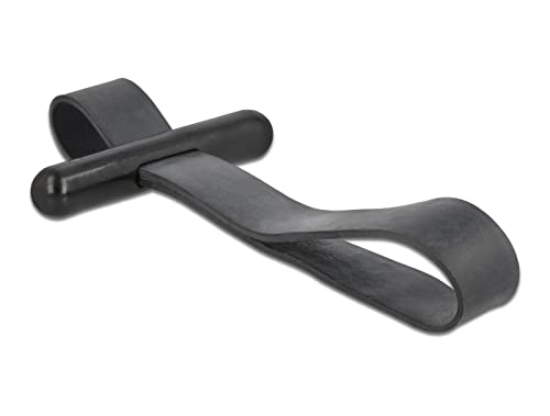 Delock Fascetta Stringicavo Con Elastico Nero