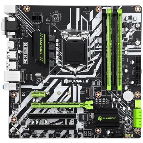 Simpletek - Scheda Madre Micro-Atx Lga 1150 Socket H3 Ddr3 M2 Pcie Nvme Compatibili Con Processori Di 4° Generazione | Slot Hdmi Dvi-I