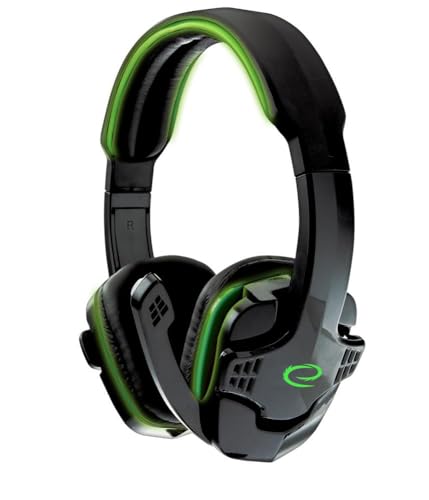 Esperanza Egh310G Raven - Stereo Headset With Microphone For Games - Green