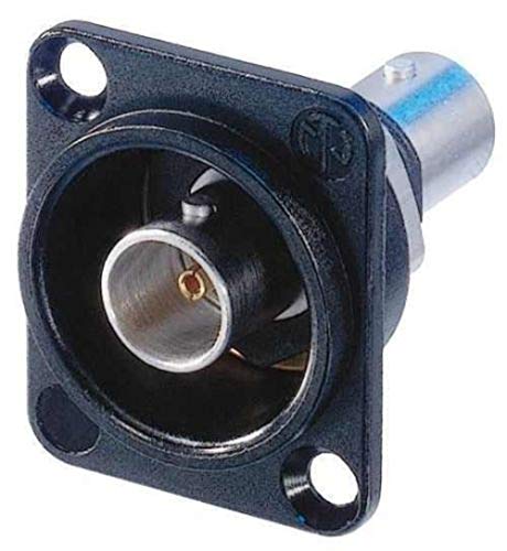 Neutrik Nbb75Dfib-P Cavo Di Collegamento Bnc Nero, Acciaio Inossidabile