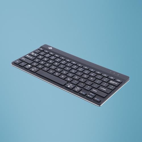 R Go Tools Compact Break Ergonomic Keyboard, Qwerty (Nd), W128444819 (Keyboard, Qwerty (Nd), Bluetooth, Black)