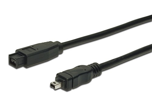 Digitus Lp7727 Cavo Ieee 1394B A 1394A, 9 Pin Maschio/4 Pin Maschio, Doppia Schermatura (Ak-1394B-184),1.8 M