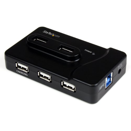 Startech.Com Hub Combo Usb 3.0/2.0 A 6 Porte Con Porta Di Caricamento